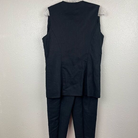 River Ridge Trading Company Matching Two-Piece Linen Blend Vest and Pants Size M - Picture 5 of 10